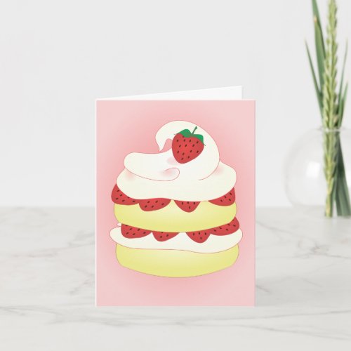 Strawberry Shortcake Card