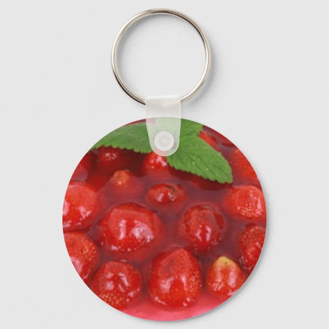 Strawberry Shortcake Keychain (Front)