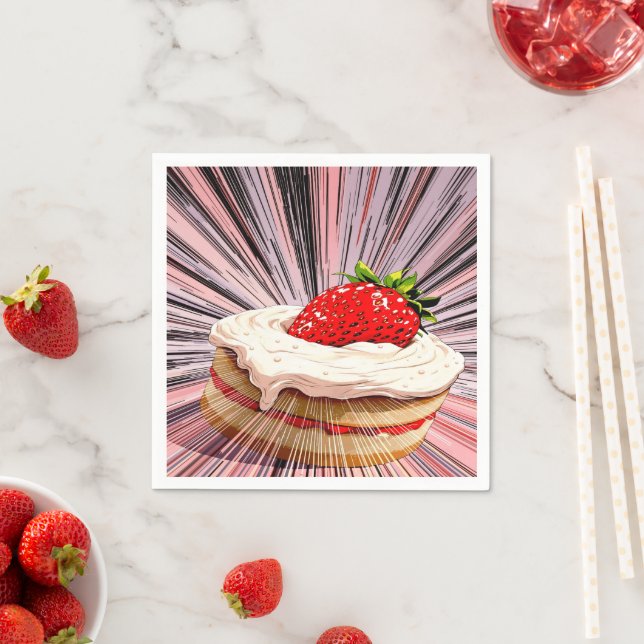 Strawberry Shortcake Nostalgia Napkins (Insitu)