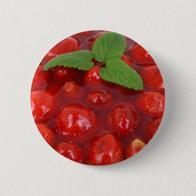 Strawberry Shortcake Pinback Button (Front)
