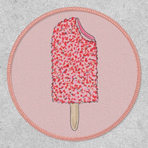 Strawberry Shortcake Pink Ice Cream Pop Popsicle Patch