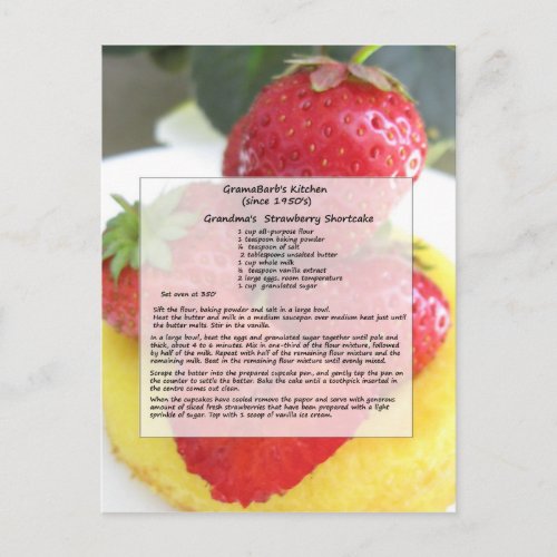 Strawberry Shortcake Postcard