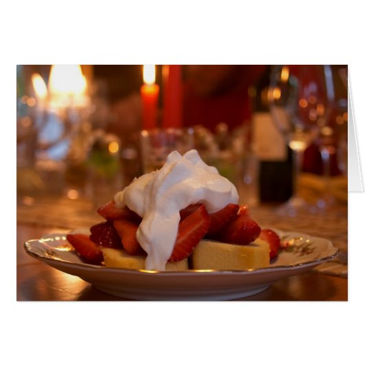 Strawberry Shortcake With Whipcream (Front Horizontal)