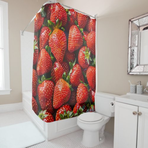 strawberry Shower Curtain