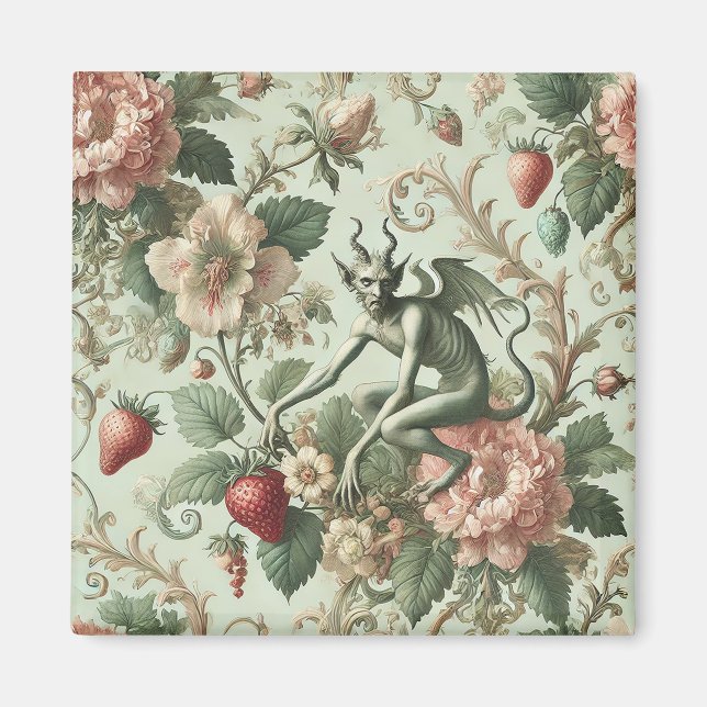 Strawberry Sins – Gothic Baroque Magnet (Front)