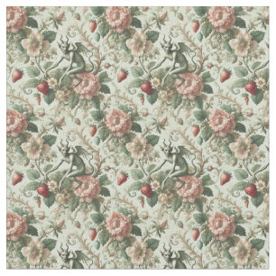 Strawberry Sins – Gothic Dense Tile Fabric