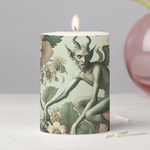 Strawberry Sins – Gothic Ritual in Solitaire Pillar Candle
