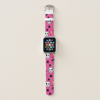 strawberry skulls! apple watch band