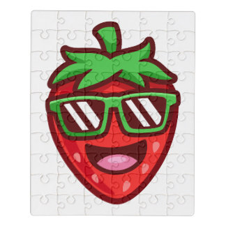 Strawberry Smiles Jigsaw Puzzle