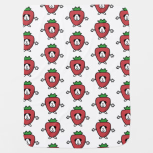 Strawberry Snoopy Baby Blanket