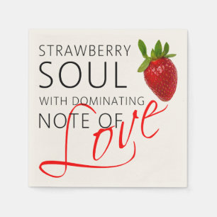 Strawberry Soul Paper Napkins