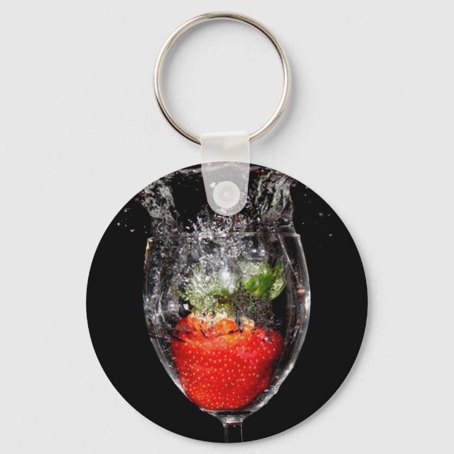 Strawberry Splash KeyChain (Front)