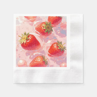 Strawberry Splash Napkins