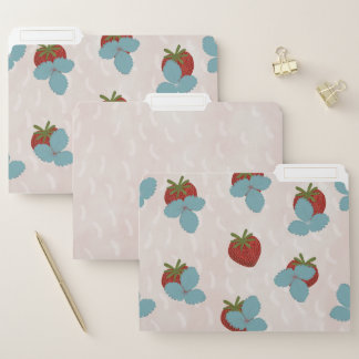 Strawberry Sprinkle File Folders