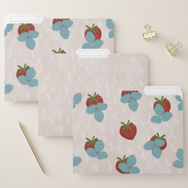 Strawberry Sprinkle File Folders (Set)
