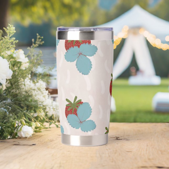 Strawberry Sprinkle Tumbler  (Wedding (Rotated))