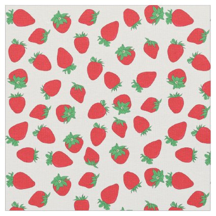 Strawberry Sprinkles Dotted Fabric
