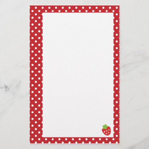 Strawberry Stationery