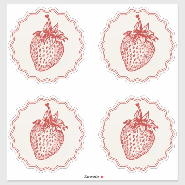 Strawberry Sticker (Sheet)