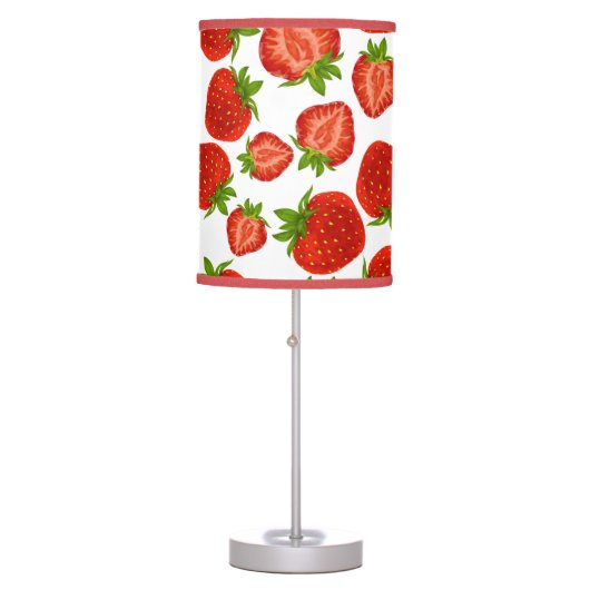 Strawberry Strawberries Table Lamp (Front)