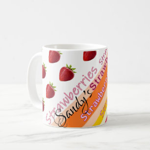 Strawberry Stripe Mug