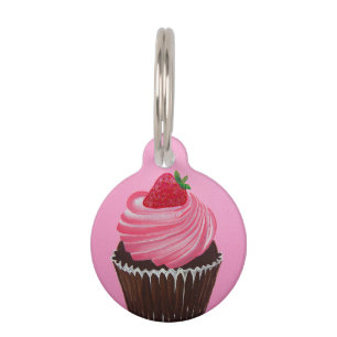 Strawberry Sugar Pet ID Tag