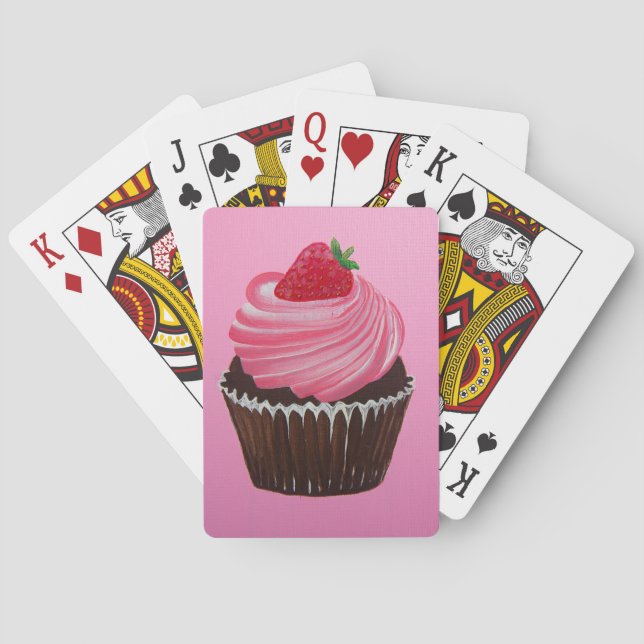 Strawberry Sugar Poker Cards (Back)