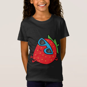 Strawberry Summer Fruit Sunglasses Strawberry T-Shirt