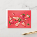 Strawberry Summer Postcard