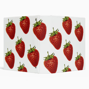 Strawberry Sundae Delight Office Binder Folder