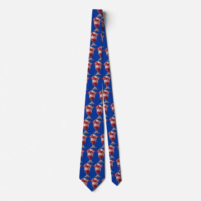 Strawberry Sundae Neck Tie (Front)