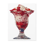 Strawberry Sundae postcard