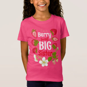 Strawberry sweet big sister cute T-Shirt