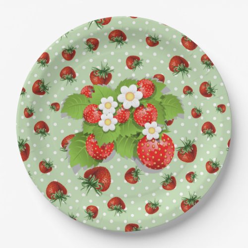 Strawberry Sweet Paper Plates