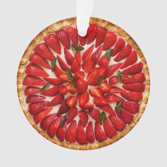 Strawberry Tart  Ornament (Front)