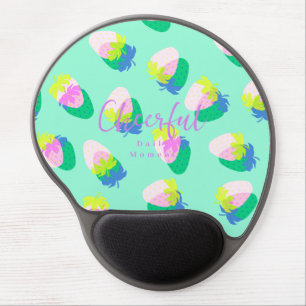 Strawberry Teal Gel Mouse Pad