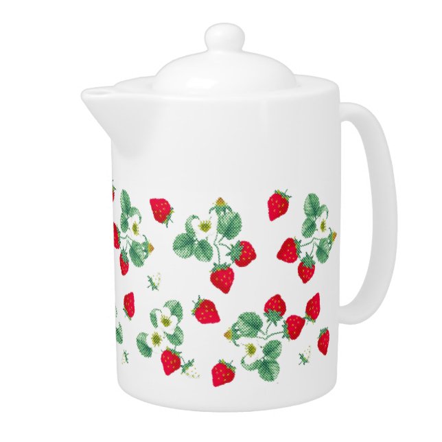Strawberry Teapot (Right)