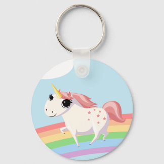 Strawberry the Unicorn Keychain
