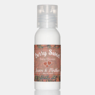 Strawberry Theme Baby Shower Lotion Bottle