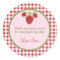 Strawberry Theme Favor Sticker