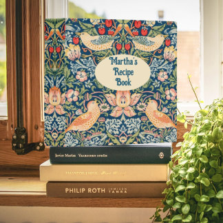 Strawberry Thief 3 Ring Binder William Morris