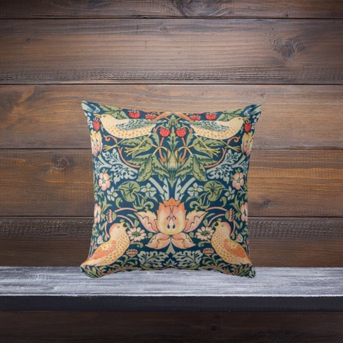 Strawberry Thief Artistic William Morris Pillow