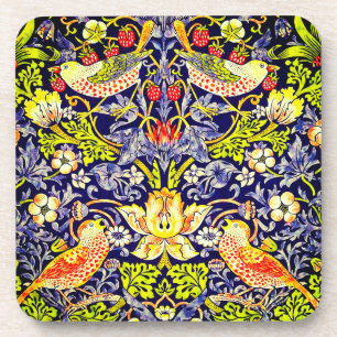 Strawberry Thief Birds William Morris Beverage Coaster