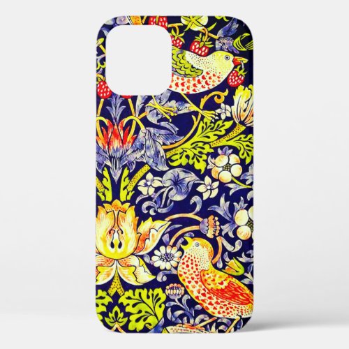 Strawberry Thief Birds William Morris iPhone 12 Case