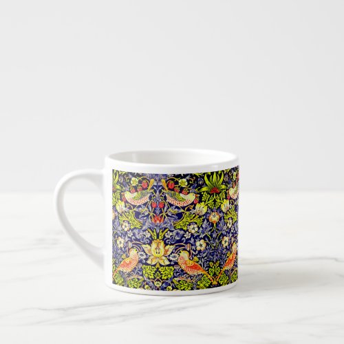 Strawberry Thief Birds William Morris Espresso Cup