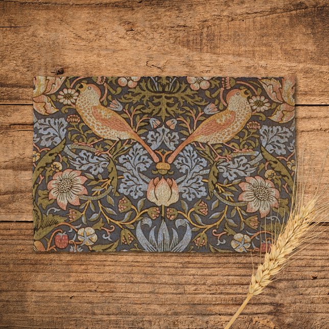 Strawberry Thief Birds William Morris Fiber Doormat (Creator Uploaded)