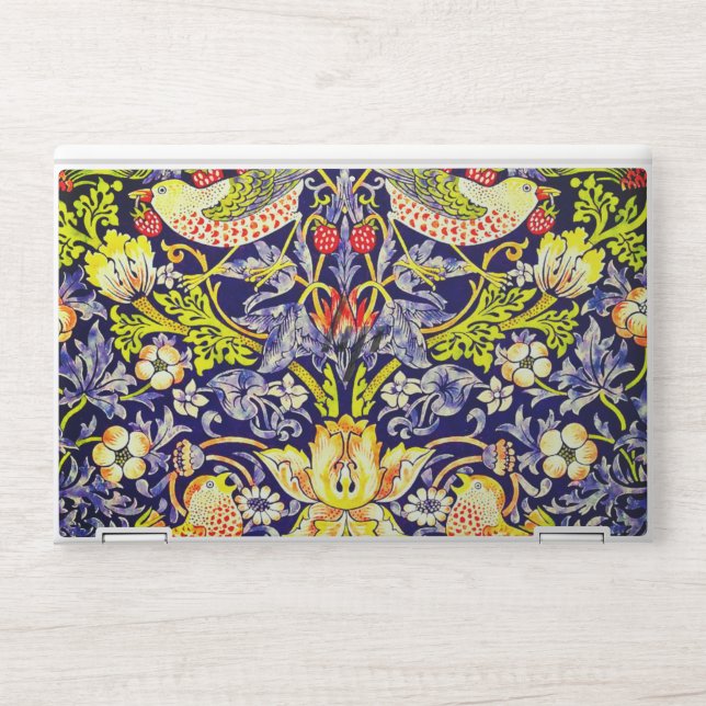 Strawberry Thief Birds William Morris HP Laptop Skin (Front)