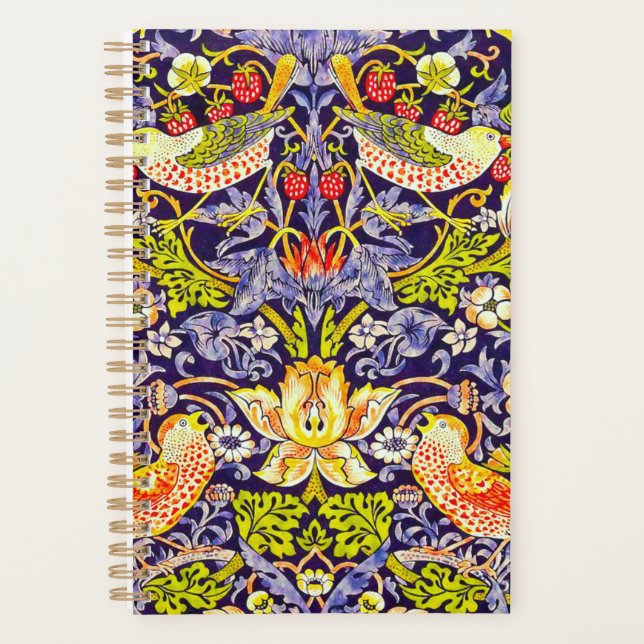 Strawberry Thief Birds William Morris Planner (Front)