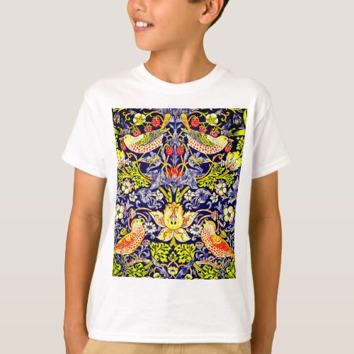 Strawberry Thief Birds William Morris T_Shirt