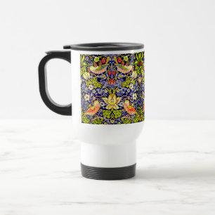 Strawberry Thief Birds William Morris Travel Mug